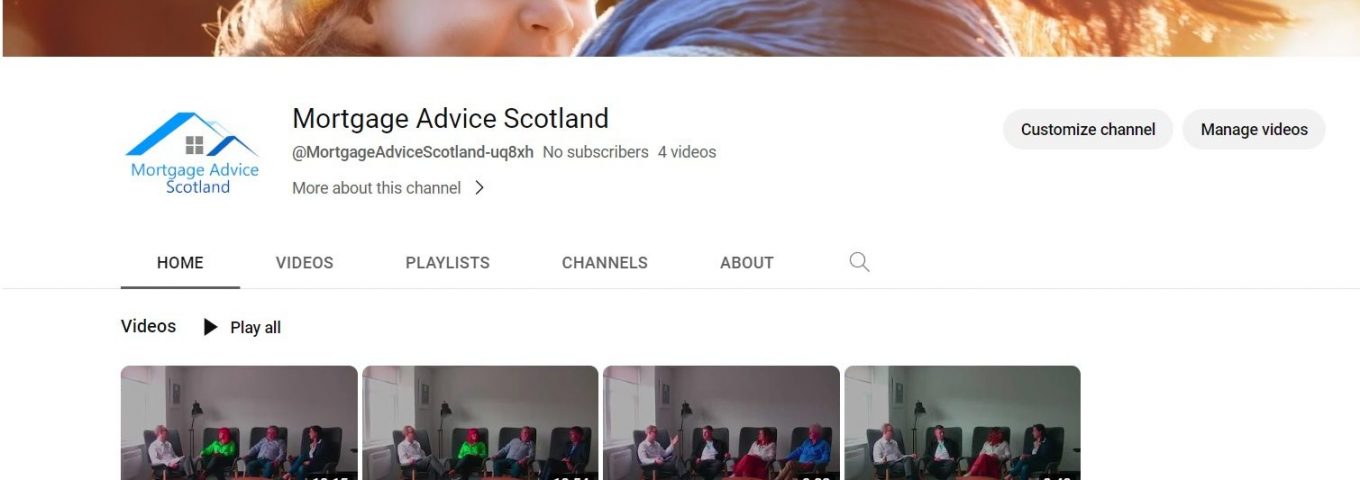 YouTube Mortgage Scotland Advice